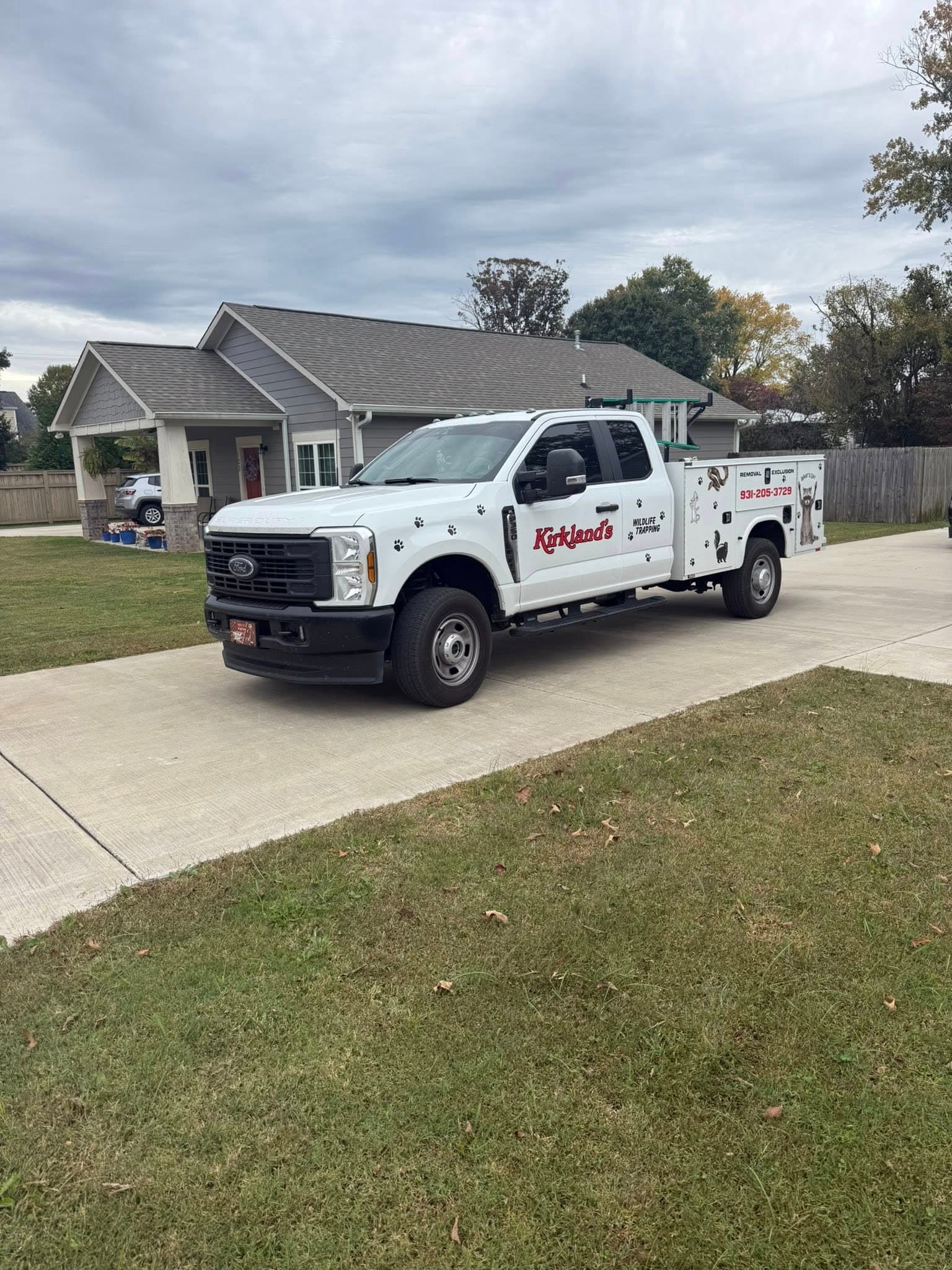 Kirkland's Wildlife Trapping truck